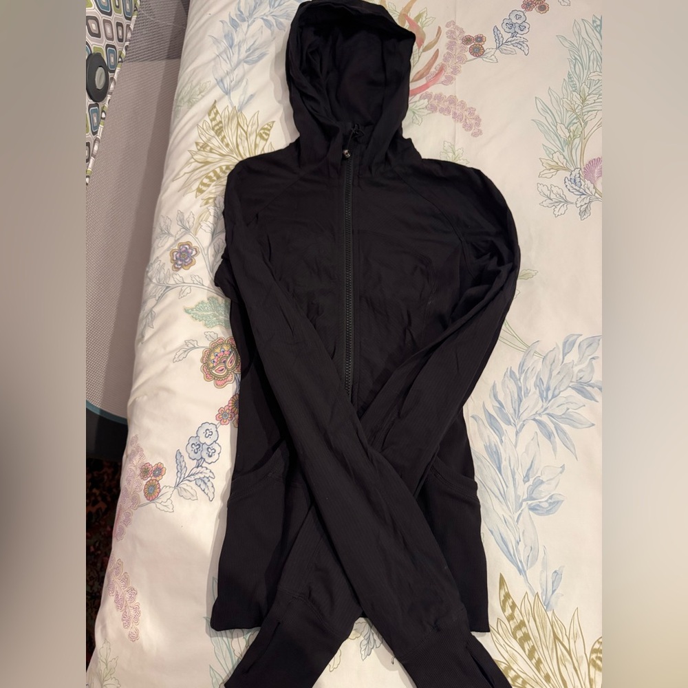 Lululemon Athletica Black Zip-Up Jacket